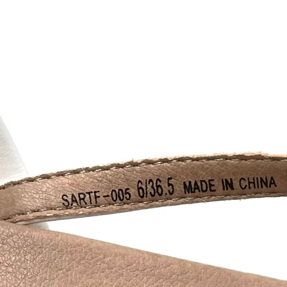 Chinese‎ Laundry Womens Size 6 Skippy White Vegan Leather Platform Sandals Shoes - Picture 15 of 15